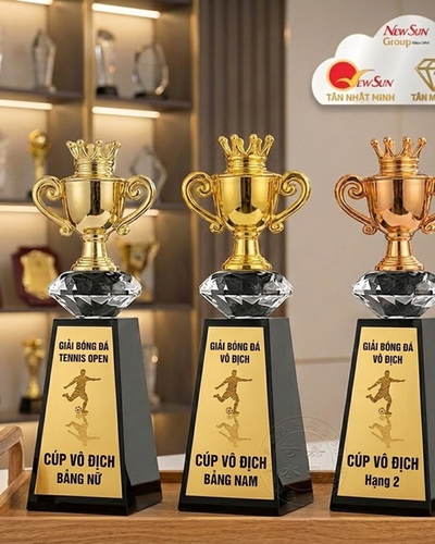 Cúp bóng đá đẹp, cao cấp 66