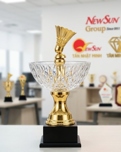 Cúp cầu lông Cúp thể thao 24