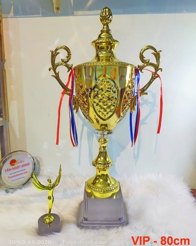 Cúp thể thao, cúp kim loại - SIÊU TO SIÊU VIP 2022 - 80cm