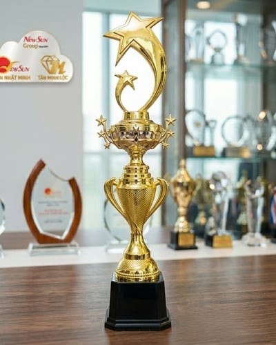 Cúp Nhựa giá rẻ Ngôi sao, cúp vinh danh đẹp 3