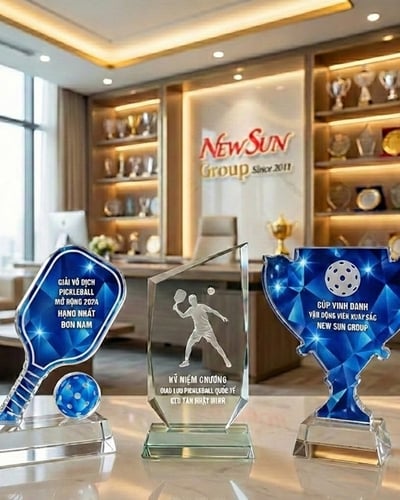 Cúp Pickleball pha lê Đẹp - (21)