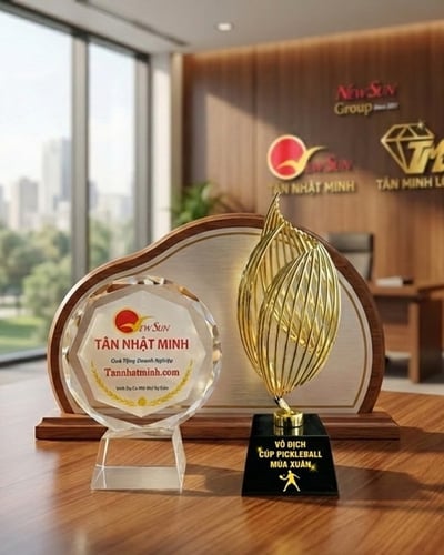 Cúp Pickleball pha lê Đẹp - (17)