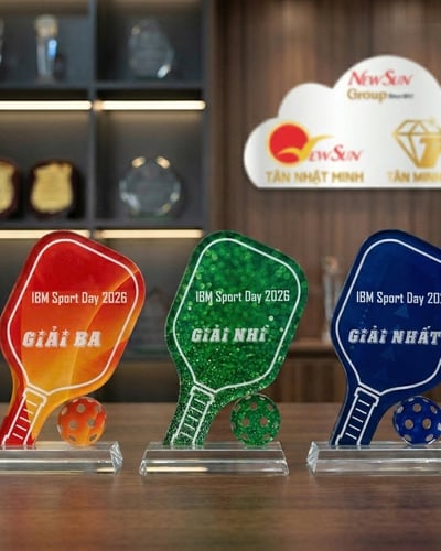 Kỷ niệm chương, Cúp Pickleball pha lê Đẹp - (23)