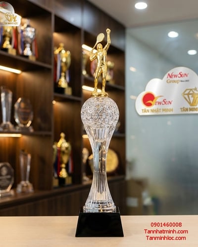 Cúp pha lê tennis, cầu lông Cúp thể thao 12