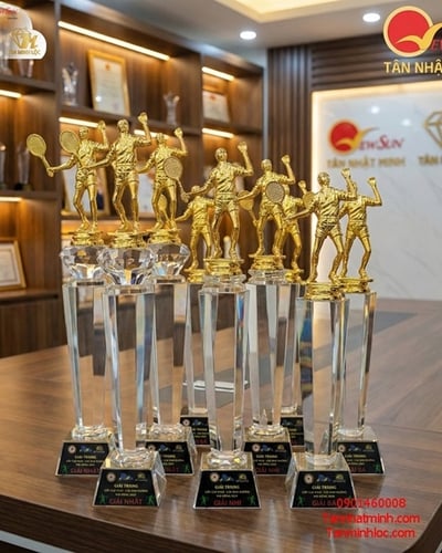Cúp pha lê tennis, cầu lông 17