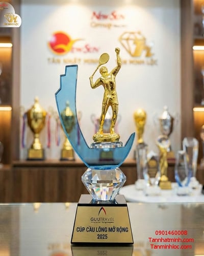 Cúp pha lê tennis, cầu lông Cúp thể thao 11