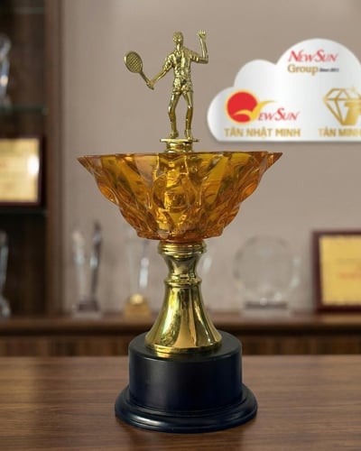 Cúp pha lê tennis - cầu lông, Cúp thể thao 15