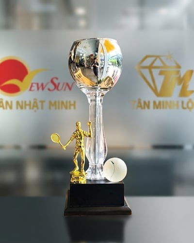 Cúp pha lê tennis Cúp thể thao 6