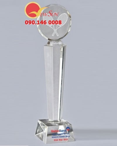 Cúp pha lê tennis Cúp thể thao 8