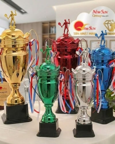 Cúp kim loại - Tennis - Cầu lông, Cúp thể thao 2