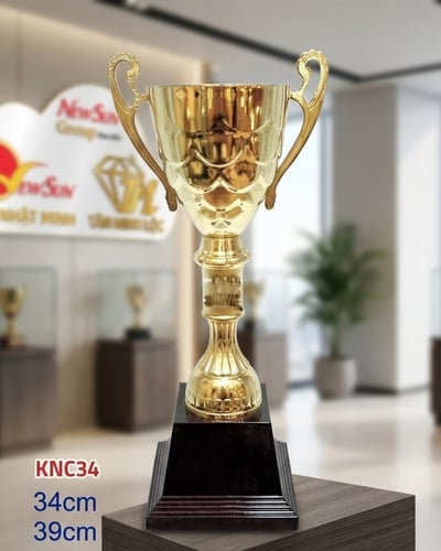 Cúp thể thao cúp kim loại Thân Trụ