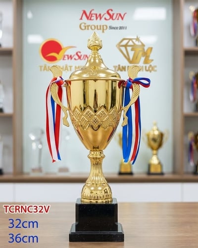 Cúp thể thao, cúp bóng đá, cúp kim loại caro - ĐẸP 5 