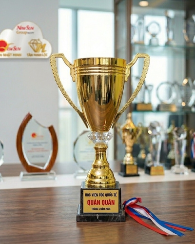 Cúp lưu niệm kim loại 49
