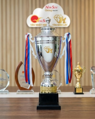 Mua Cúp Kim Loại Bạc Trơn Sang Trọng 