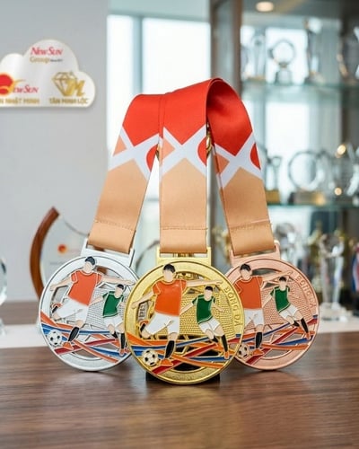 Huy Chương Bóng Đá Người Đôi Giá Rẻ