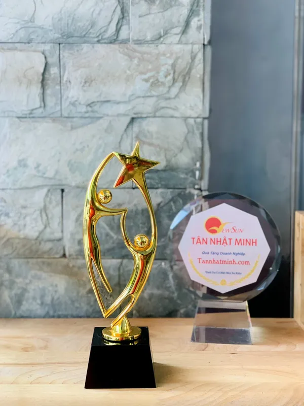 Cúp lưu niệm kim loại 25