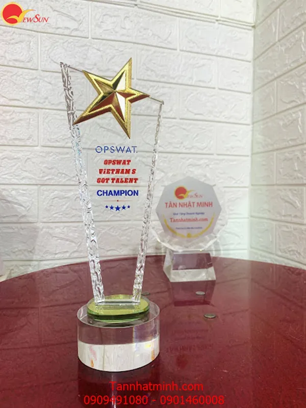 Cúp pha lê sản xuất VN - 35