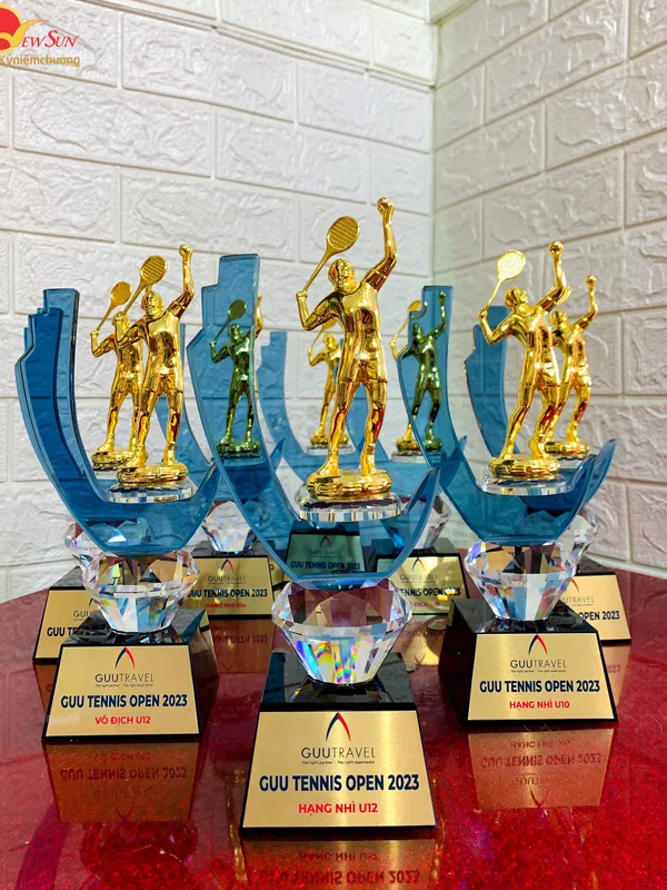 Cúp tennis pha lê -62