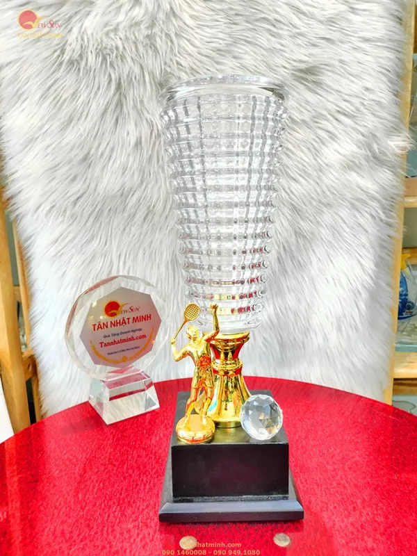 Cúp tennis pha lê -59