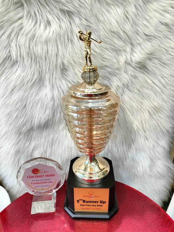 Cúp lưu niệm kim loại 21