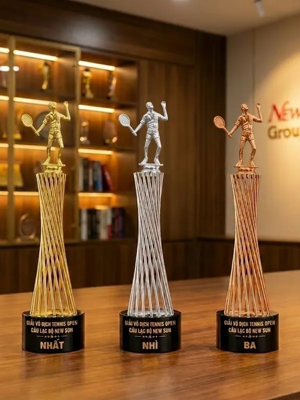 Cúp pha lê tennis Cúp thể thao 2