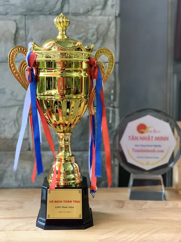 Cúp kim loại mạ vàng - 14