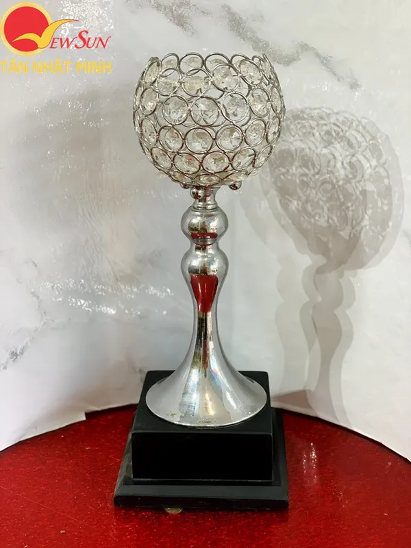 Cúp kim loại mạ Bạc - 2