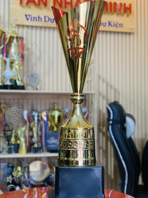 Cúp kim loại mạ vàng - 3