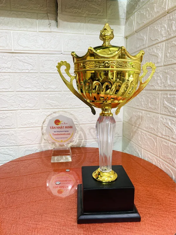 Cúp lưu niệm kim loại 29