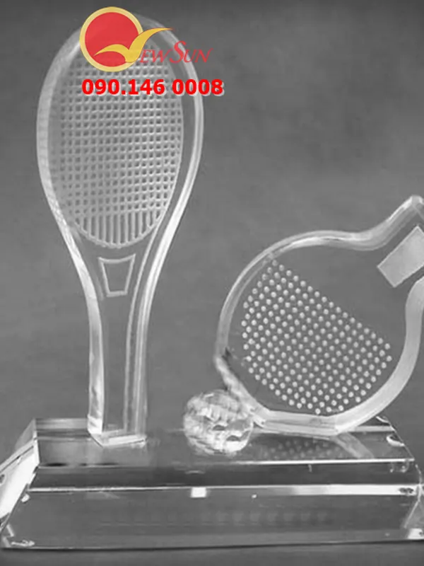 Cúp pha lê tennis Cúp thể thao 5