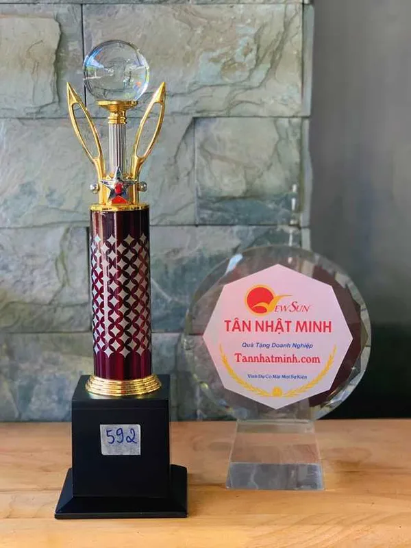 Mẫu Cúp Ấn Độ, Cúp Vinh Danh Lưu Niệm  Đẹp (592)