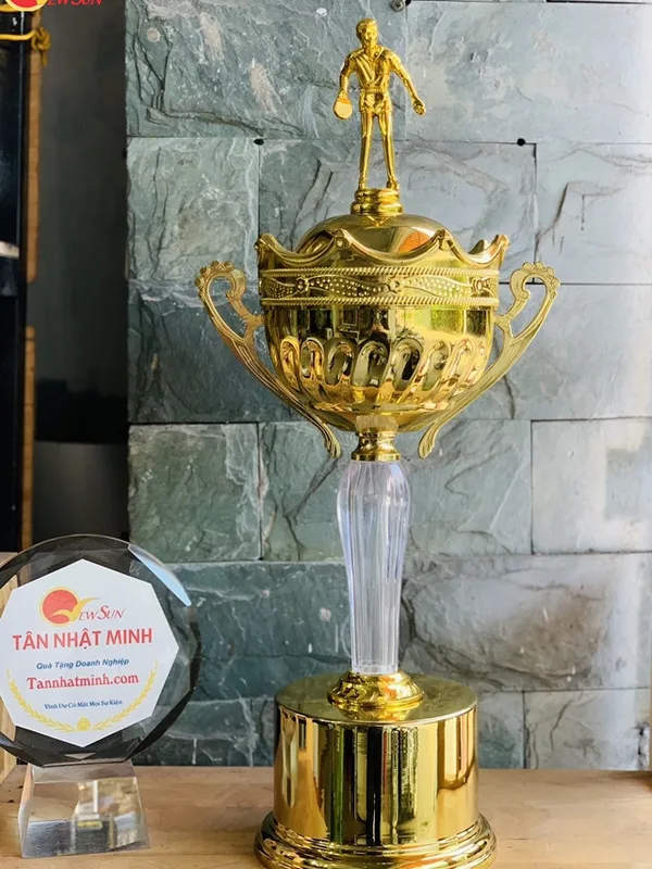 Cúp Bóng Bàn Kim Loại