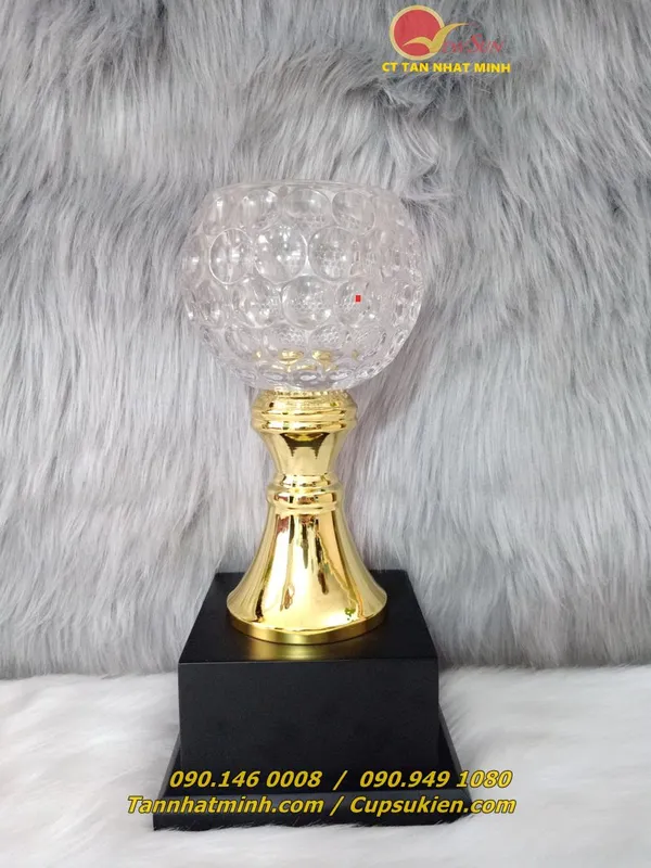 Cúp lưu niệm kim loại 24