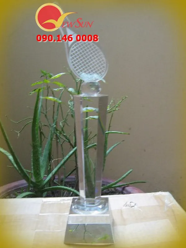 Cúp pha lê tennis Cúp thể thao 6