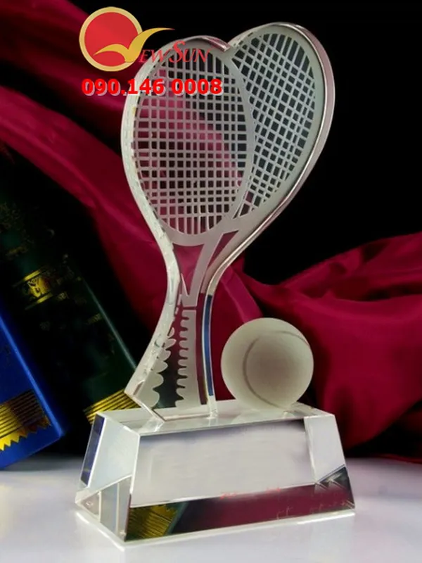 Cúp pha lê tennis Cúp thể thao 13