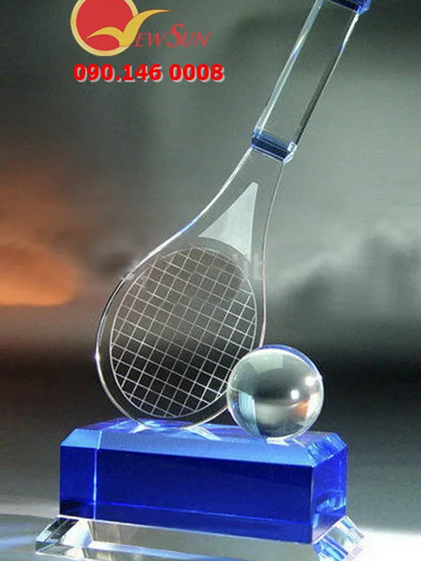 Cúp pha lê tennis - bóng bàn - Cúp thể thao 9