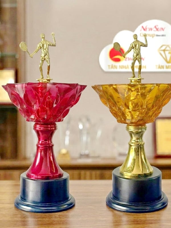 Cúp kim loại - Tennis - Cầu lông, Cúp thể thao 5