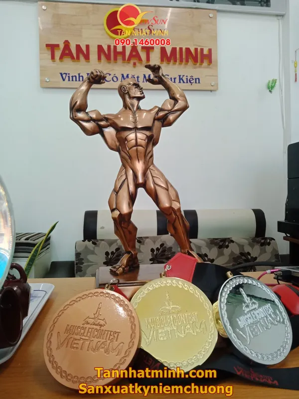 Đúc Tượng thach cao, huy chương đúc