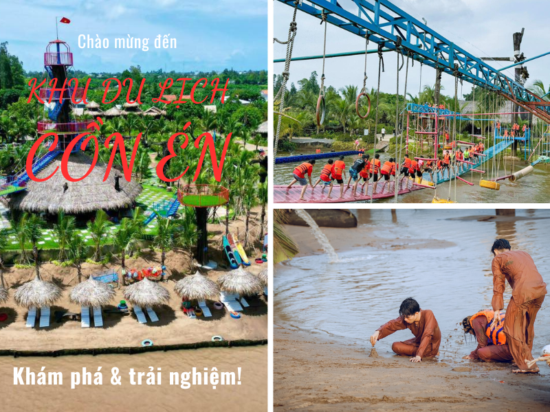 Tour du lịch Chợ Quê Đồng Tháp Cồn Én An Giang 1 Ngày