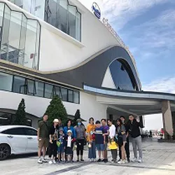 Đón khách tại Cảng du thuyền mỹ tho