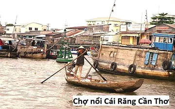 Chợ nổi Cái Răng ở đâu ? Giá vé tàu tham quan chợ nổi Cái Răng Cần Thơ 