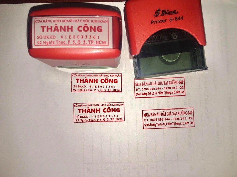 Con dấu Shiny S 844