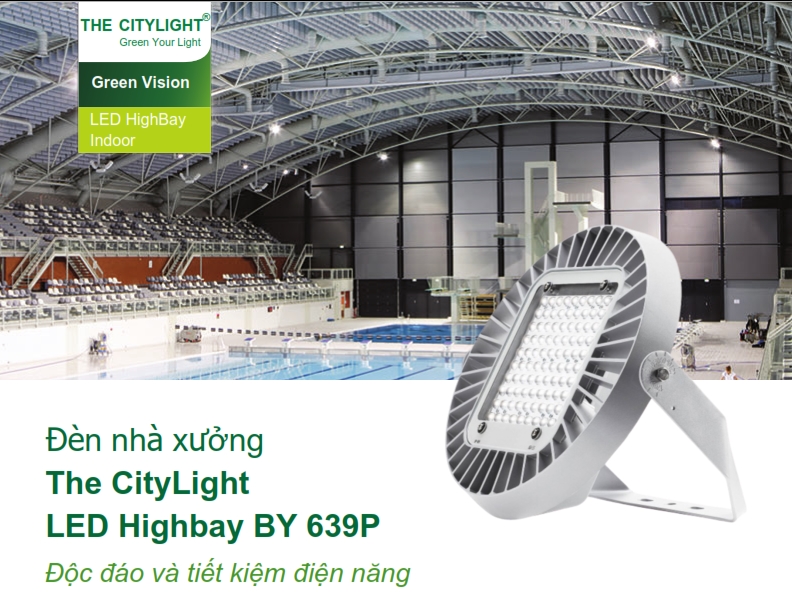 Đèn Highbay LED chiếu sáng nhà xưởng The CityLight CTL BY639P 30W Đèn Highbay LED chiếu sáng nhà xưởng The CityLight CTL BY639P 30W