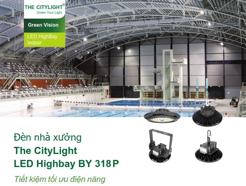 Đèn Highbay LED chiếu sáng nhà xưởng The CityLight CTL BY318P UFO 75W Đèn Highbay LED chiếu sáng nhà xưởng The CityLight CTL BY318P UFO 75W