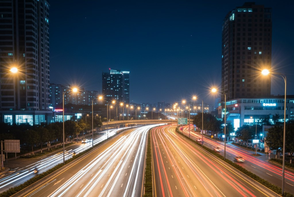 Ứng dụng Đèn đường Modul Led Streetlight CITILIGHT 1 MODUL-DRIVER PHILIPS CTL311P 50W trong đô thị