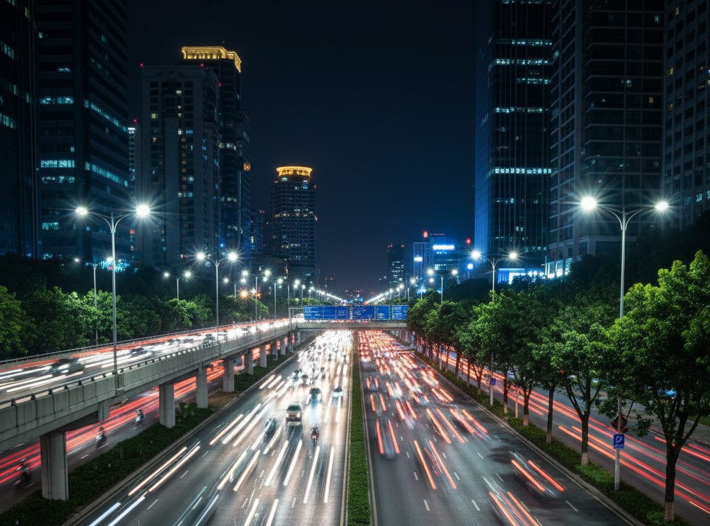 Lắp đặt Đèn đường Modul Led Streetlight CITILIGHT 1 MODUL-DRIVER PHILIPS CTL311P 50W