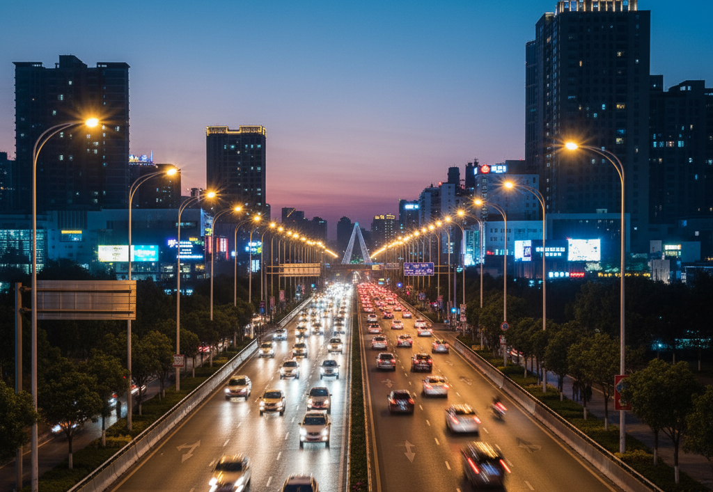 Lắp đặt dễ dàng Đèn Led Chiếu Sáng Đường Phố CITILIGHT