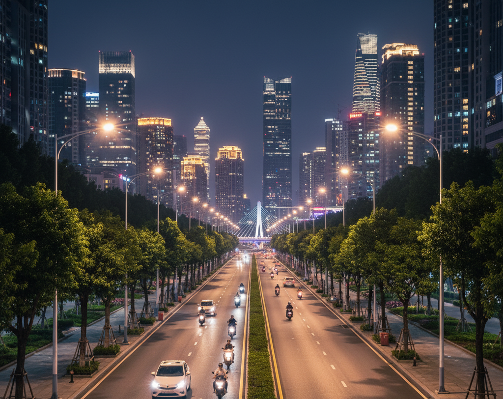 Đèn đường LED CITILIGHT CTL364BML cho đô thị thông minh