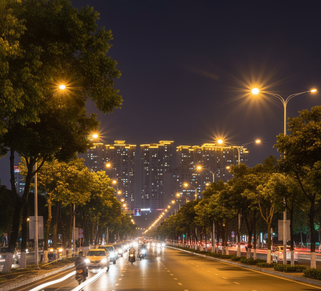 Giải pháp chiếu sáng hiệu quả từ Đèn Chiếu sáng đường phố LED CITILIGHT