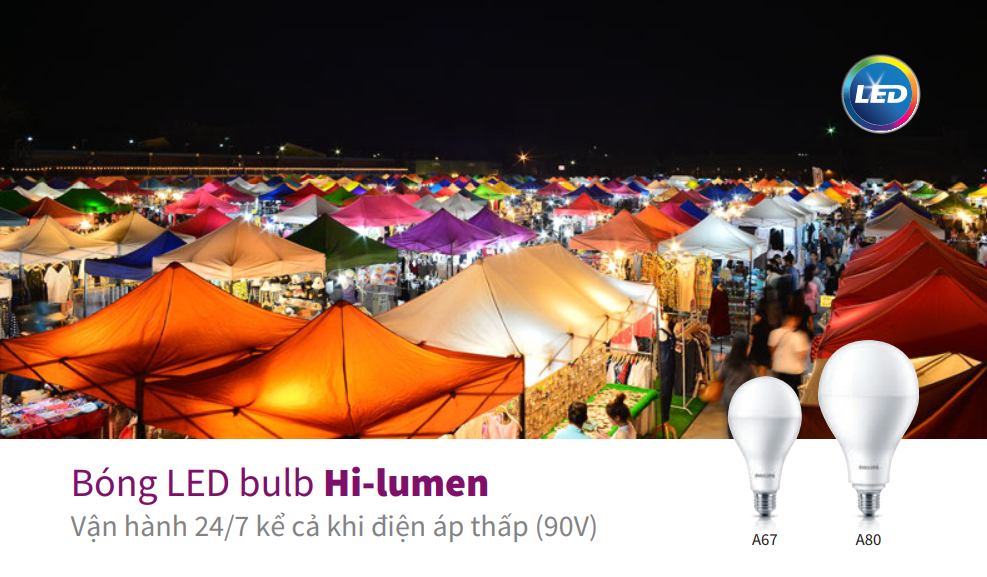 Bóng đèn LED bulb Hi-lumen Philips đem đến trải nghiệm ánh sáng tuyệt vời Bóng đèn LED bulb Hi-lumen Philips đem đến trải nghiệm ánh sáng tuyệt vời